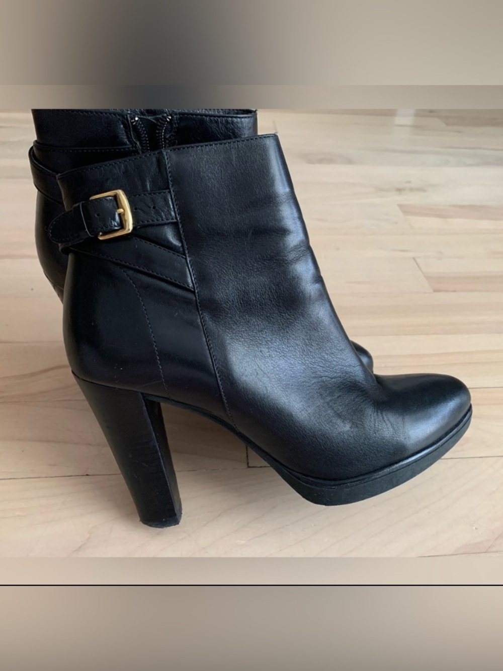 BOCAGE - Black Heeled Boots